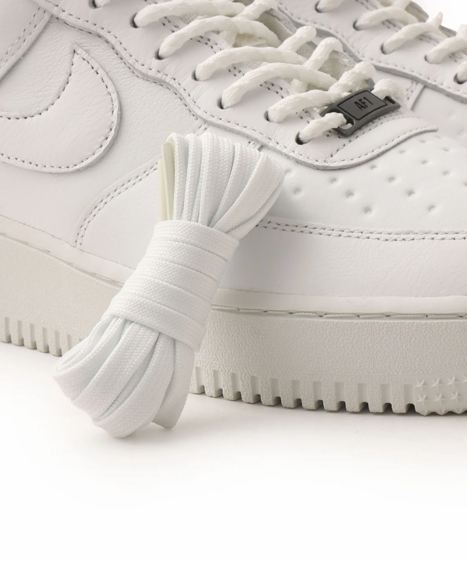 Унисекс кроссовки Nike Air Force 1 GTX Vibram из кожи и GORE-TEX белые — фото 4