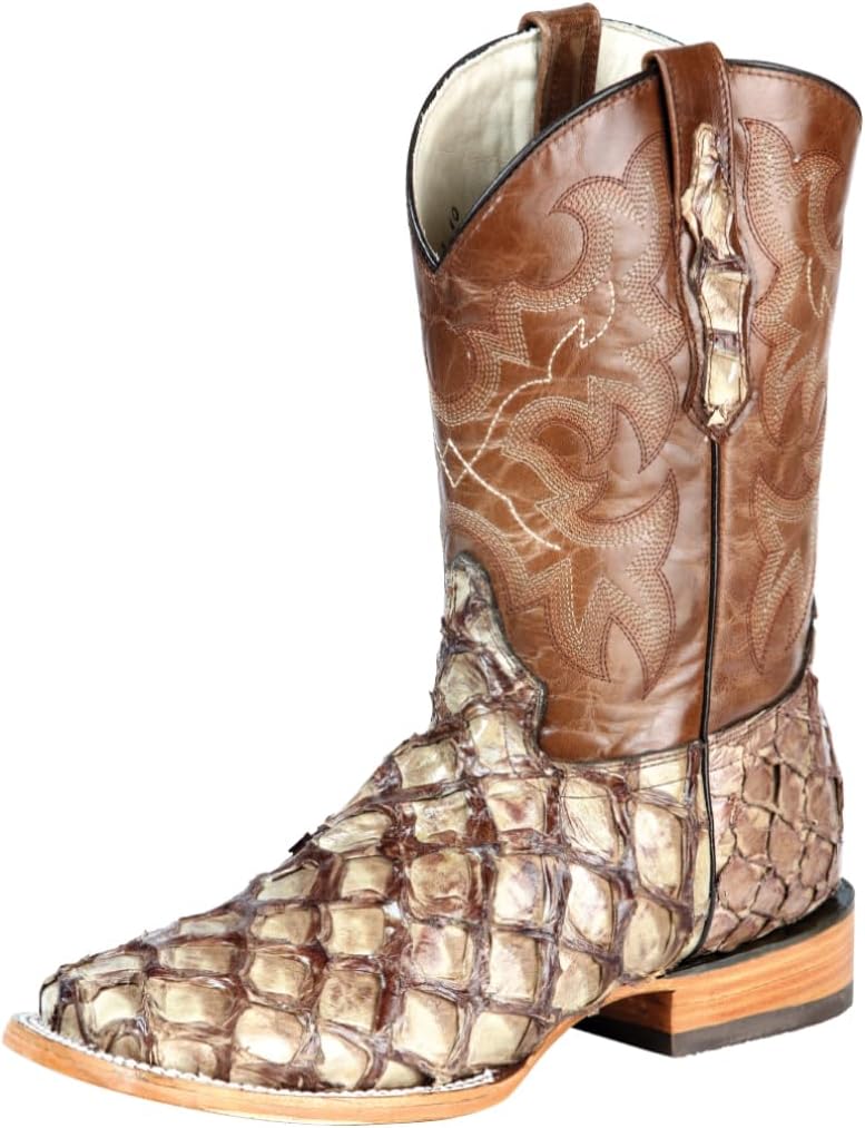 

Мужские экзотические ковбойские сапоги El General с рыбой пиратуку Generic, Mink