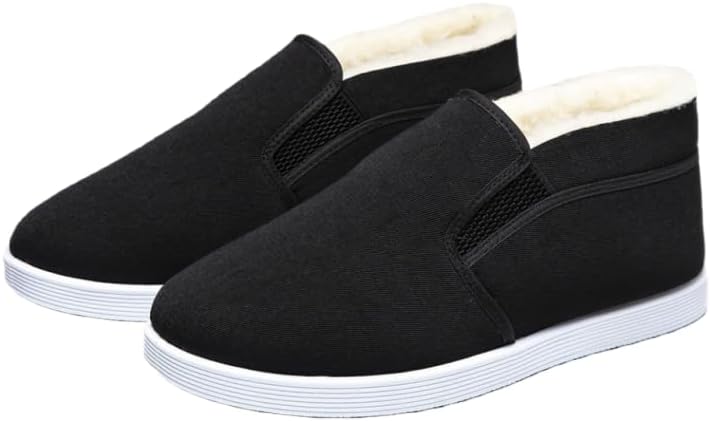 

Мужские модные лоферы, зимние снежные ботинки, отличные и ходьбы, дизайн для зимних активностей на улице Hchctry, черный