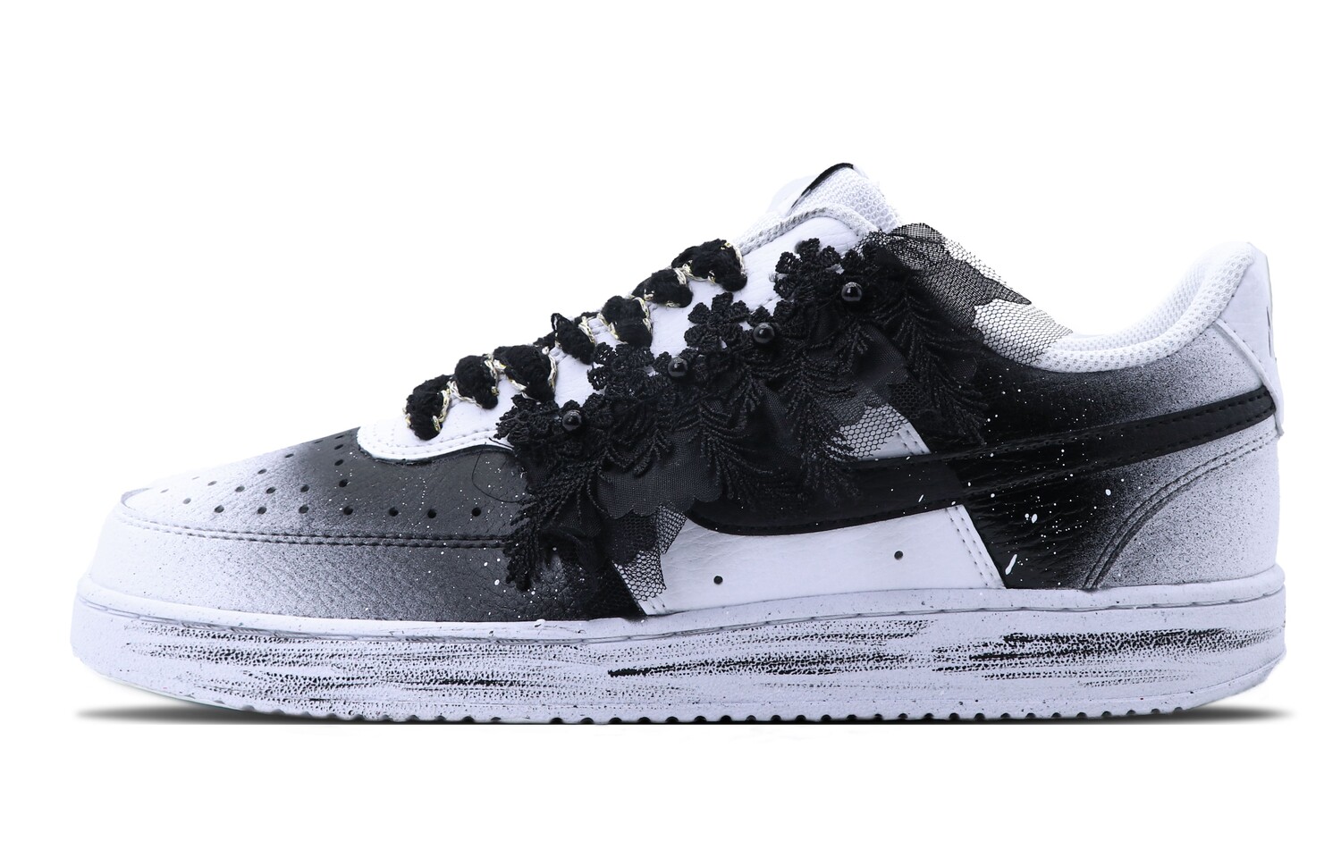 

Мужские кроссовки для скейтбординга Nike Court Vision 1, Black