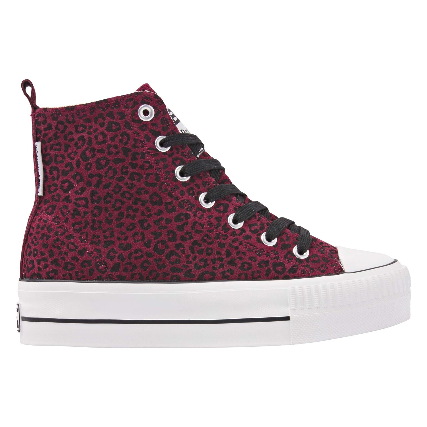 

Кроссовки British Knights Kaya mid, цвет kirschrot/cheetah