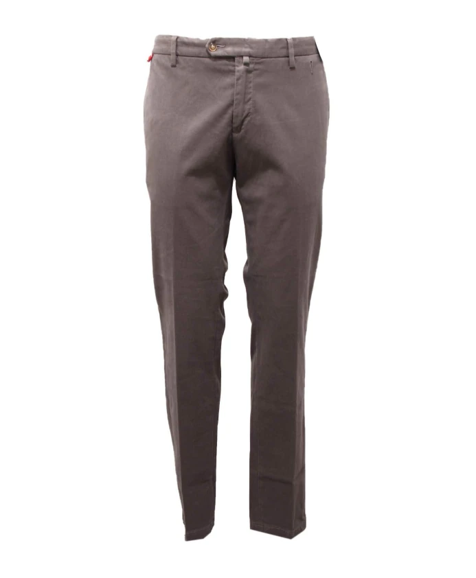 

Брюки-Джекшеры из смесовой хлопковой ткани At.P.Co, серый