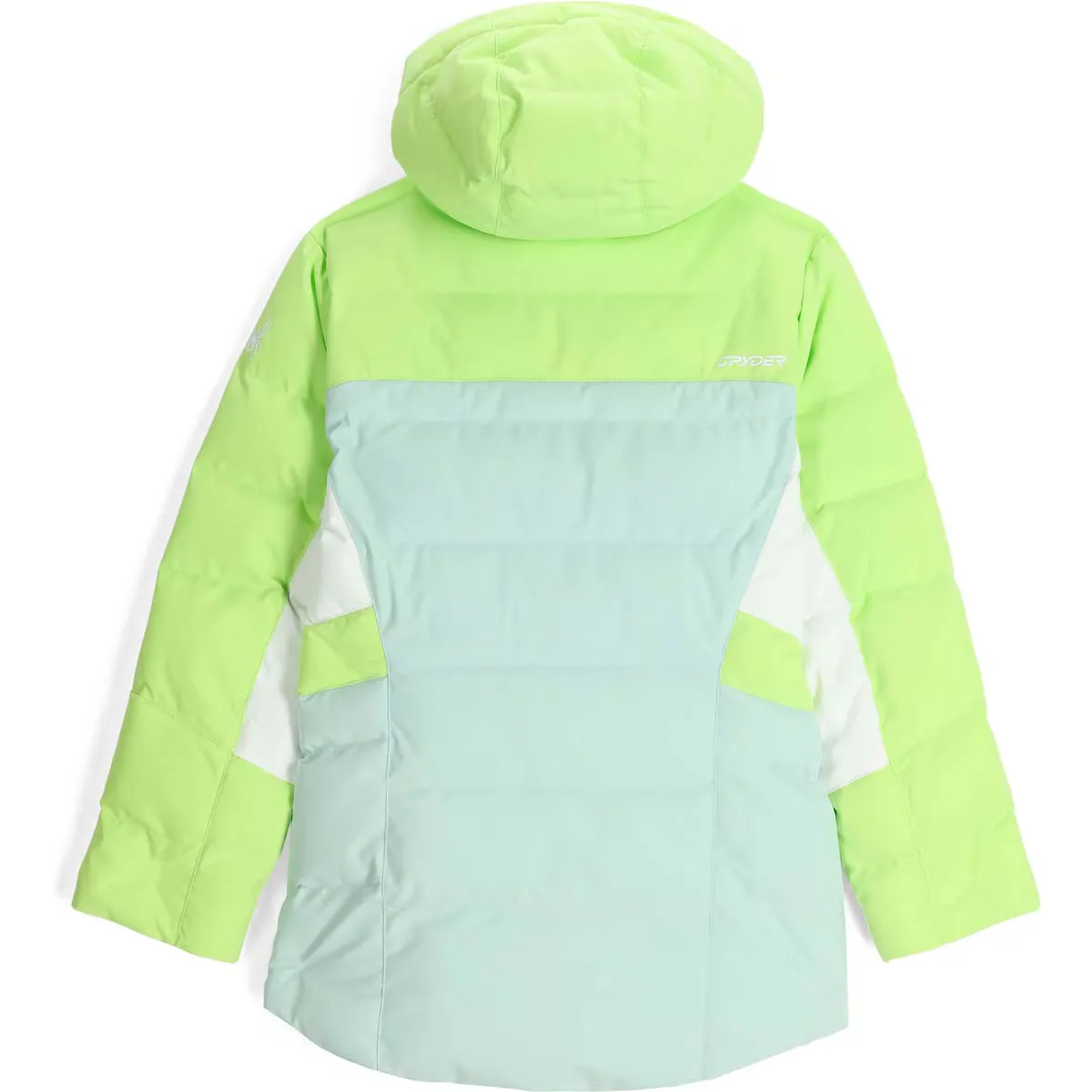 Детская лыжная куртка Zadie Synthetic Down Spyder, бирюзовый — фото 2