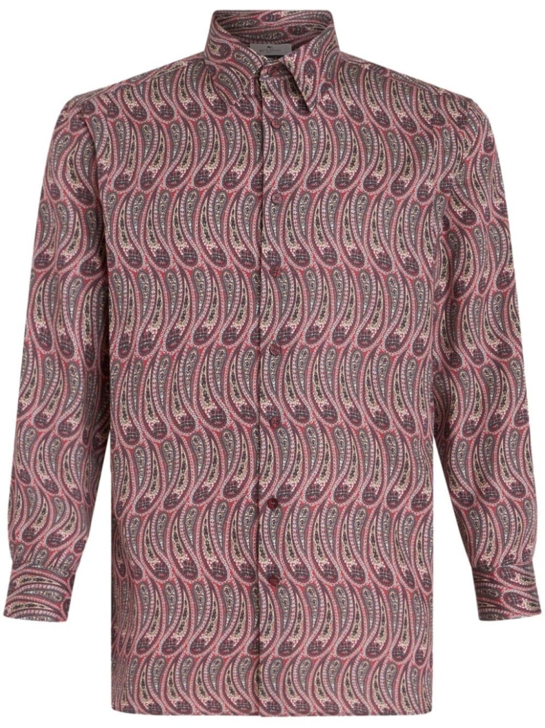 

ETRO рубашка с узором пейсли, розовый