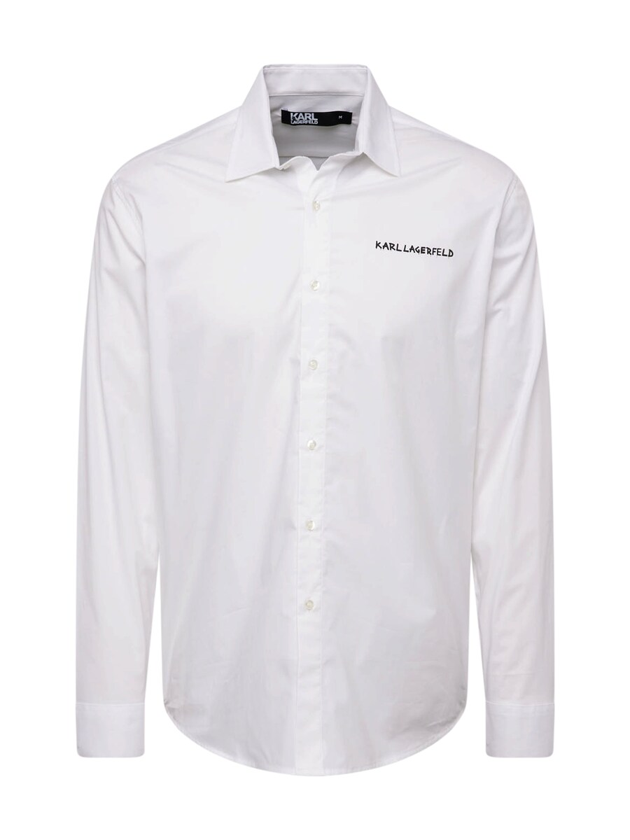 

Повседневная рубашка Karl Lagerfeld Regular fit Button Up Shirt, белый
