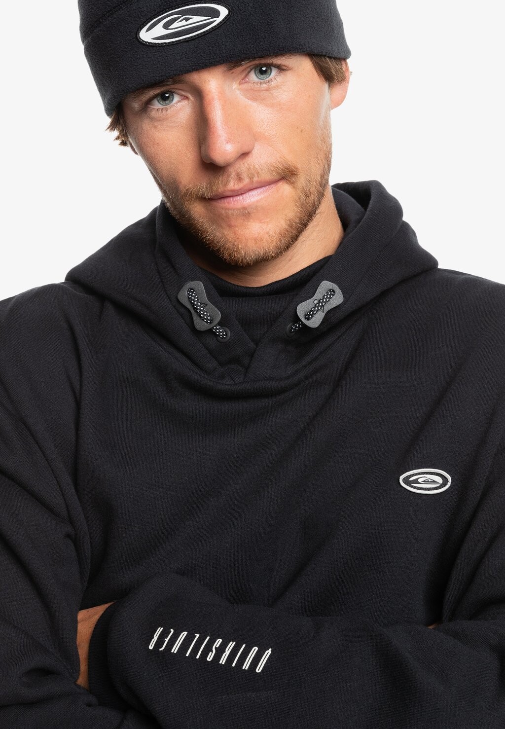 

Толстовка с капюшоном BIG LOGO TECH HOODIE Quiksilver, черный