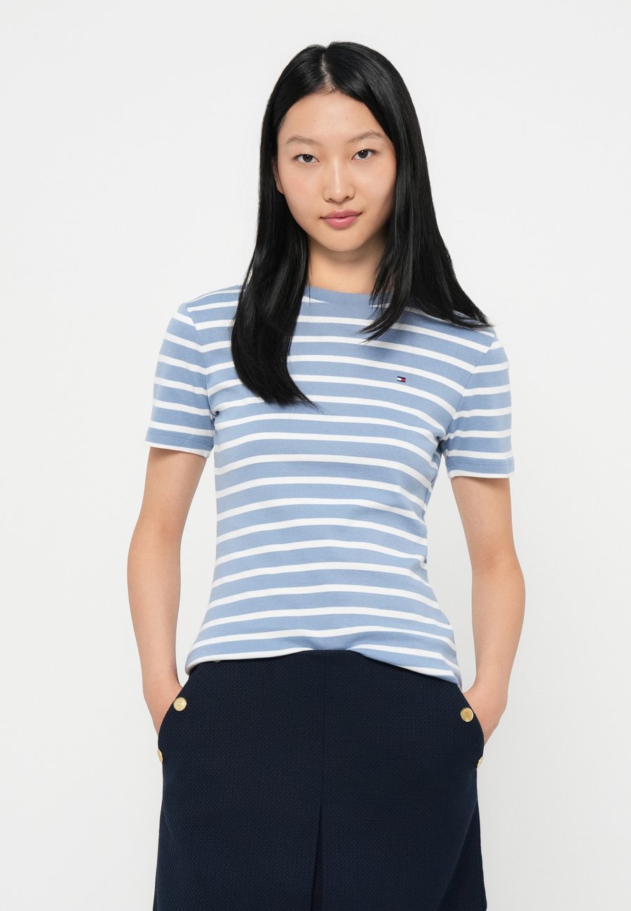 Юбка Tommy Hilfiger PREPPY TEXTURE KNEE SKIRT, Dark Night Navy/Dark Blue — фото 4