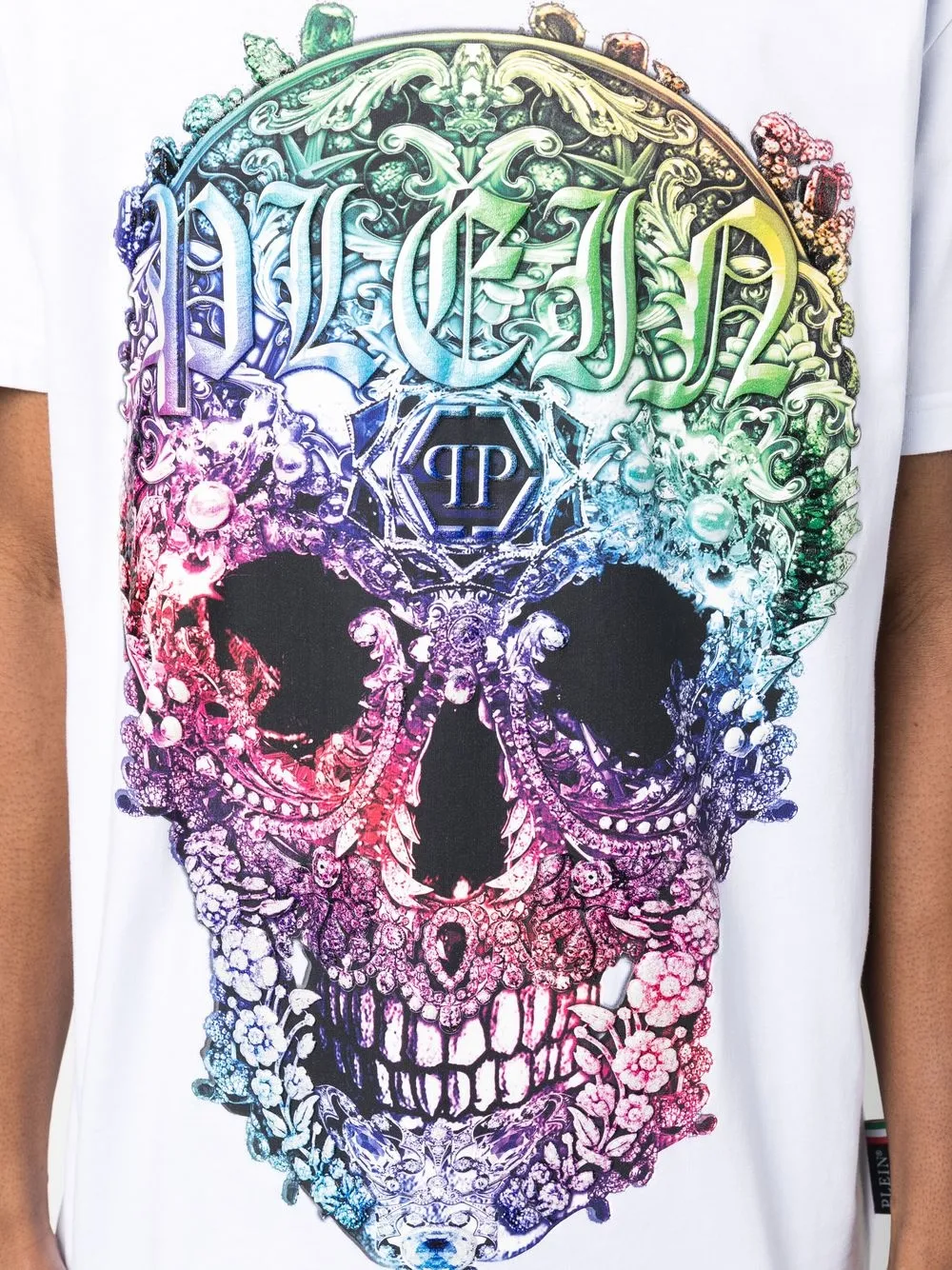 

Футболка с принтом Skull Philipp Plein, белый