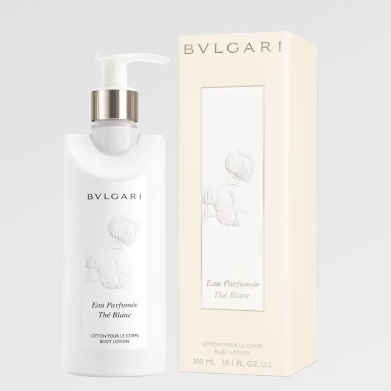 BVLGARI Увлажняющий лосьон для тела white tea 300 мл — фото 2