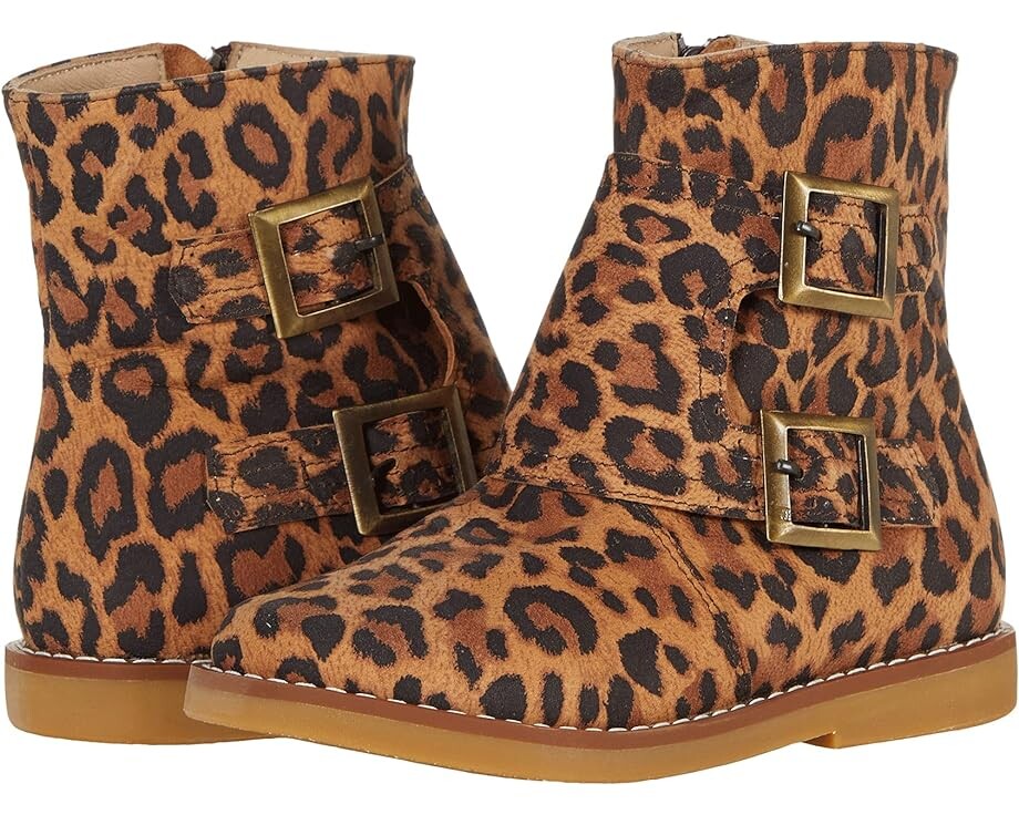 

Ботинки Elephantito Double Buckle Bootie, цвет Suede Leopard