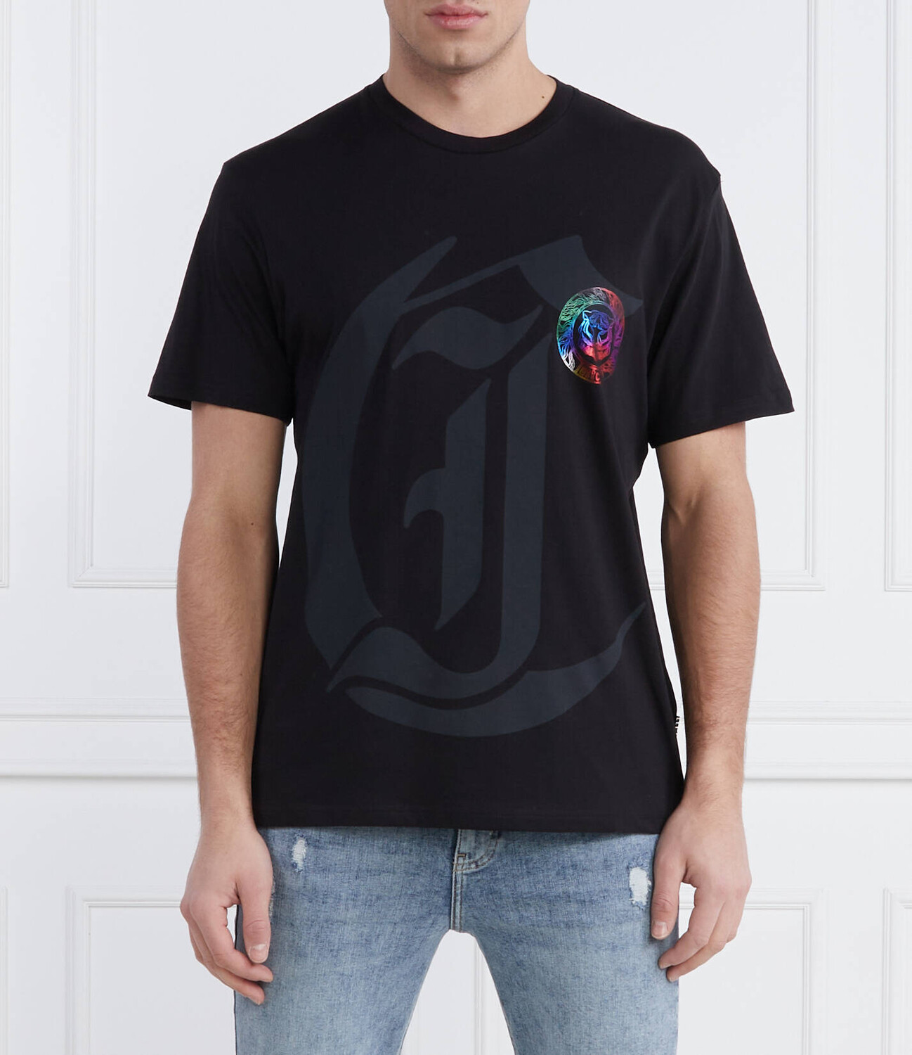 

Футболка Just Cavalli Regular Fit, черный