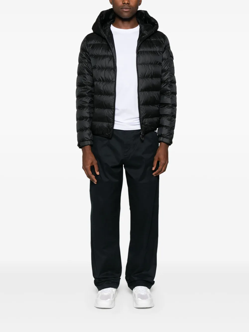 Комплект из трех футболок с логотипом MONCLER, белый — фото 2