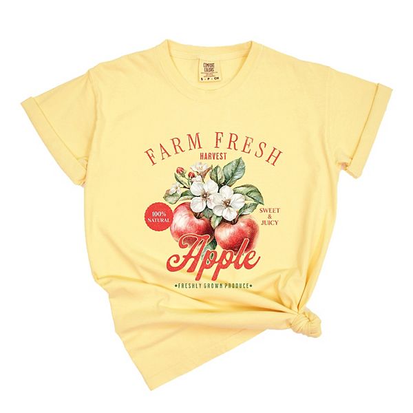 

Футболка garment dyed Farm Fresh Apples Simply Sage Market, Butter, Зеленый, Футболка garment dyed Farm Fresh Apples Simply Sage Market, Butter