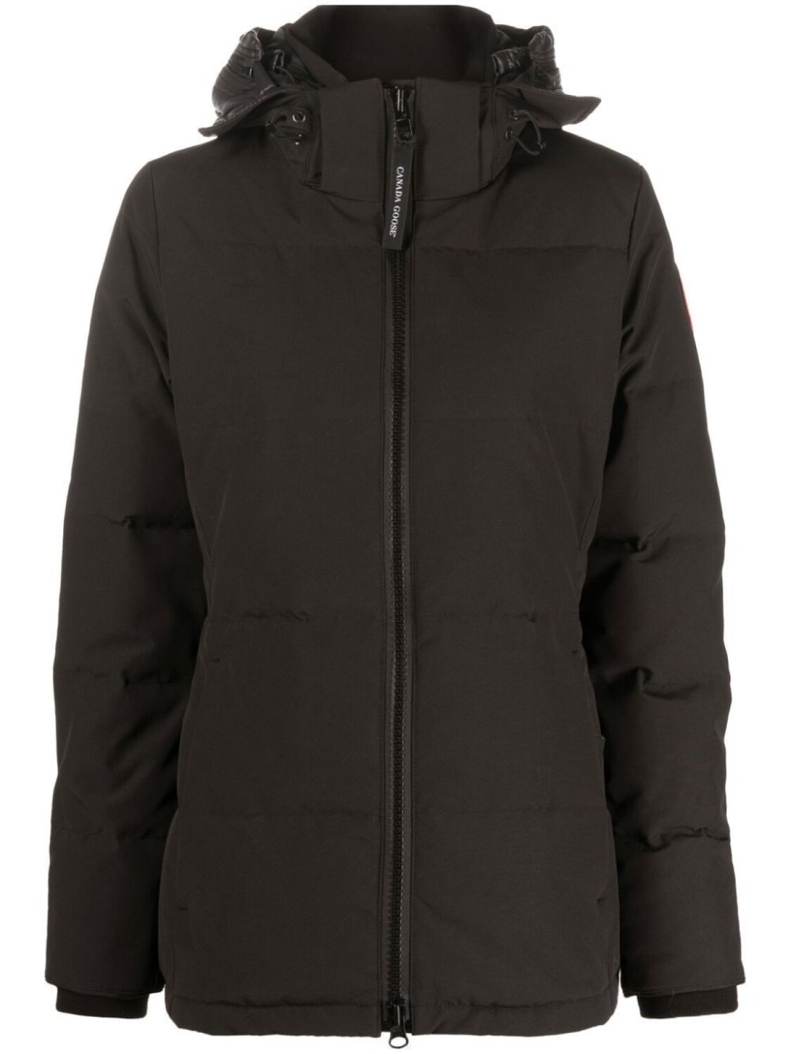 

Canada Goose пуховик с капюшоном, черный