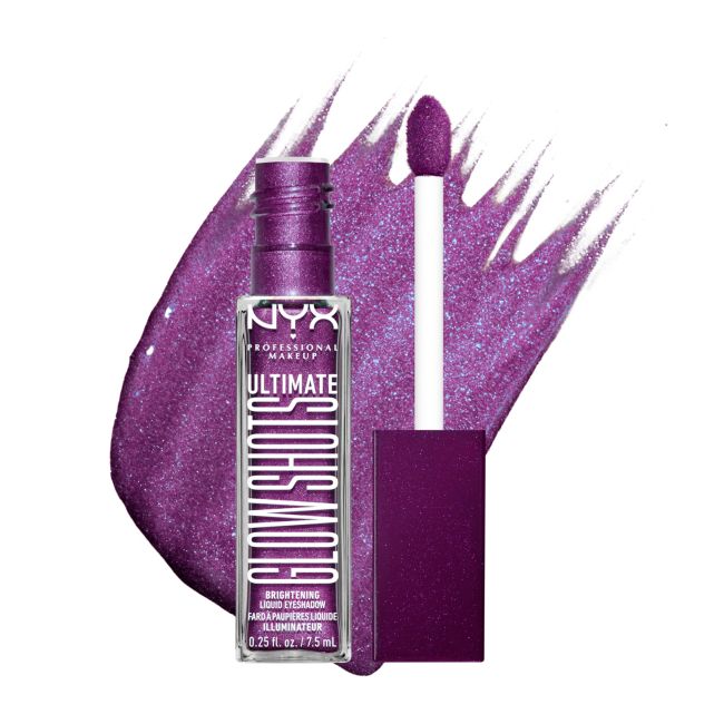 Жидкие тени для век Ultimate Glow Shots NYX Professional Makeup, цвет feelin' grape, 7,5 мл — фото 2
