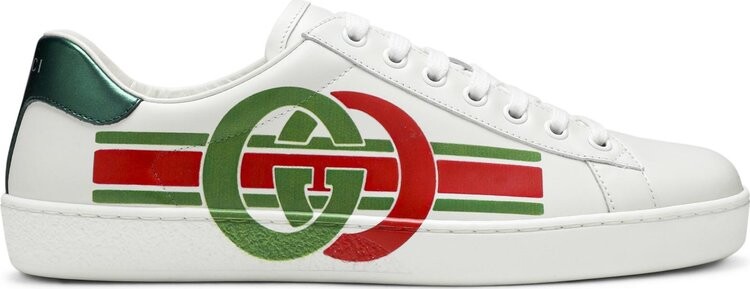 

Кроссовки Gucci Ace Interlocking G, белый