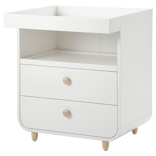 Пеленальный столик IKEA MYLLRA с выдвижным ящиком, белый