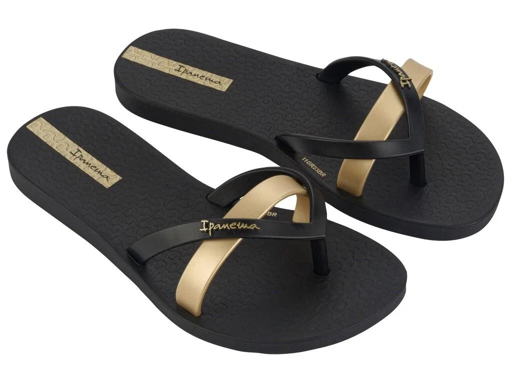 Детские шлепанцы Kirei Ipanema, Schwarz Gold