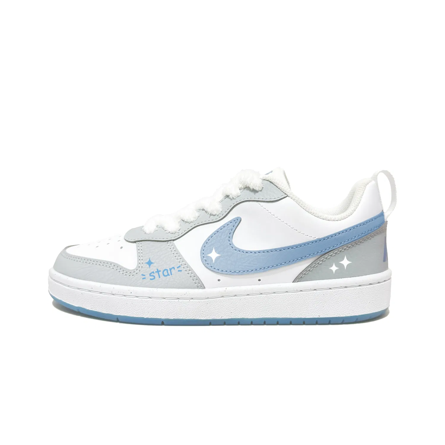 Скетбординг кеды Court Borough для детей, Nike, White