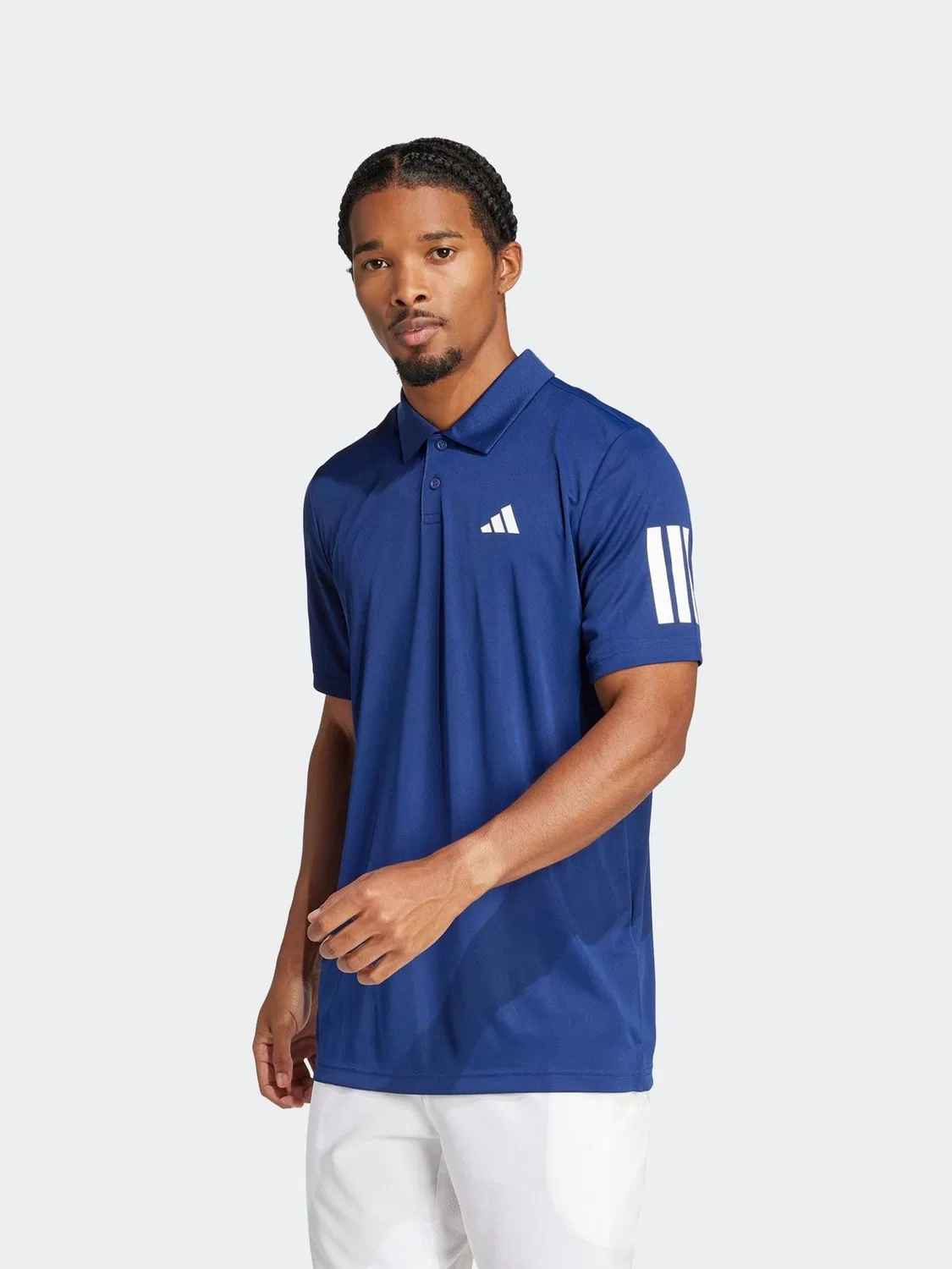 Теннисное поло Club Tennis 3-Stripes adidas, синий