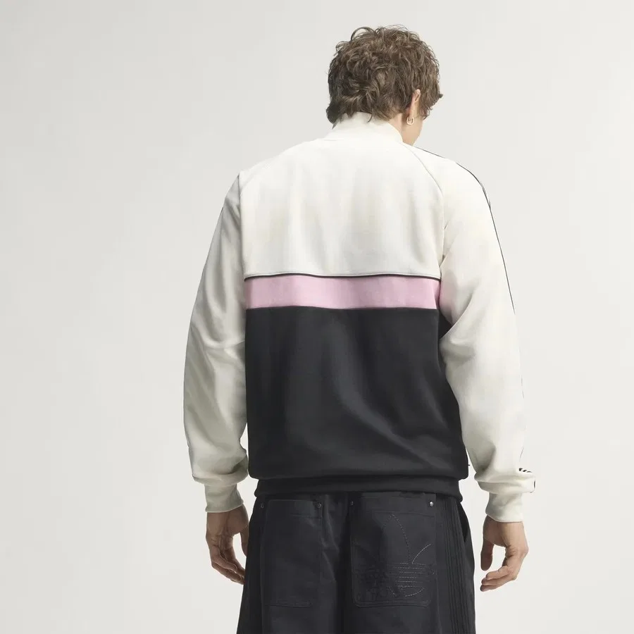 Мужской свитшот с флисовым воротником Juventus Turin OG adidas, Белый — фото 2