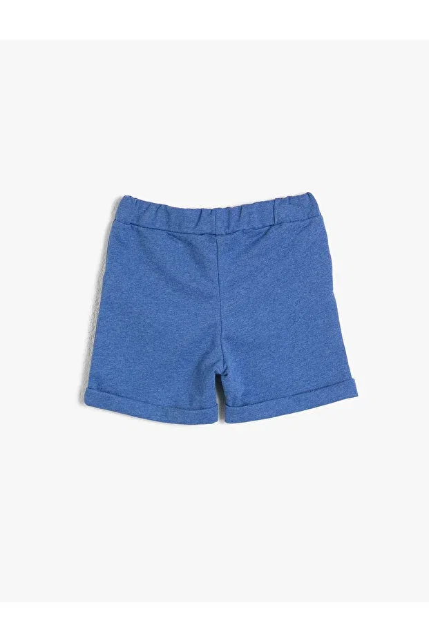 Детские шорты для девочек с принтом Koton, Navy Blue/740 — фото 2