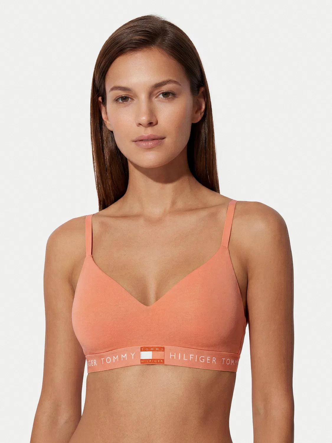 Женский бралетт Heritage Moulded Push-Up Bralette Tommy Hilfiger, оранжевый
