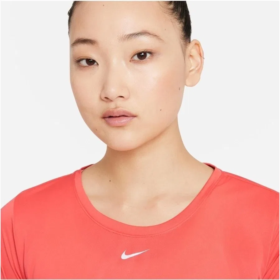 Женский лонгслив с длинным рукавом Nike Dri-FIT One Top, Оранжевый — фото 3