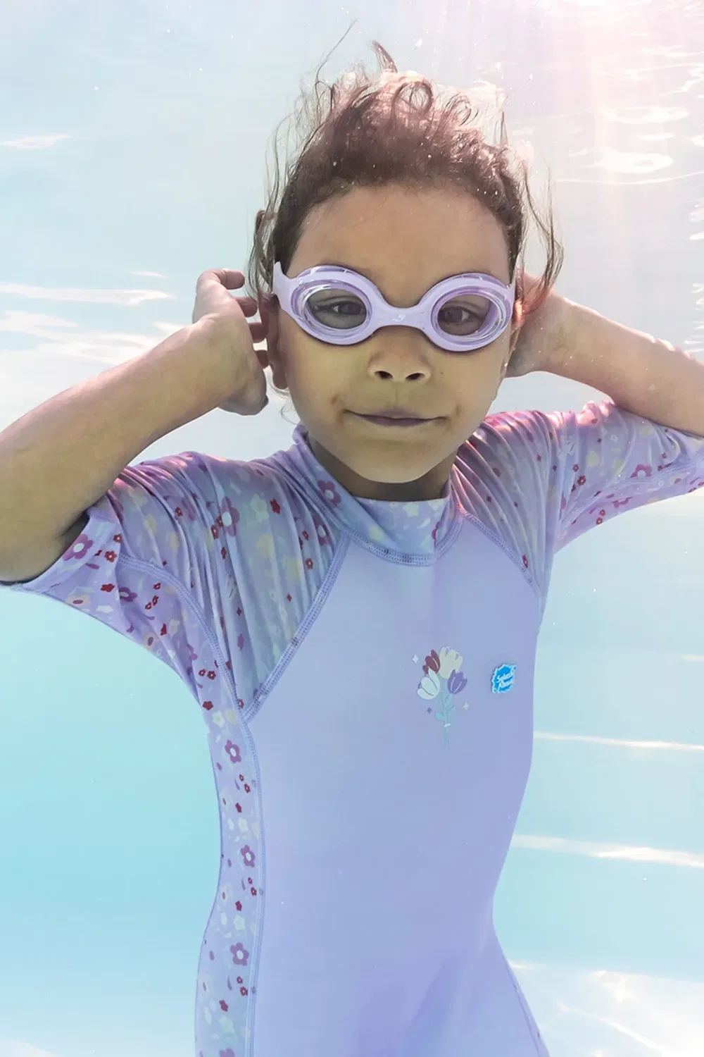Детский костюм для купания UV Sun & Sea Suit Splash About, Lilac — фото 4