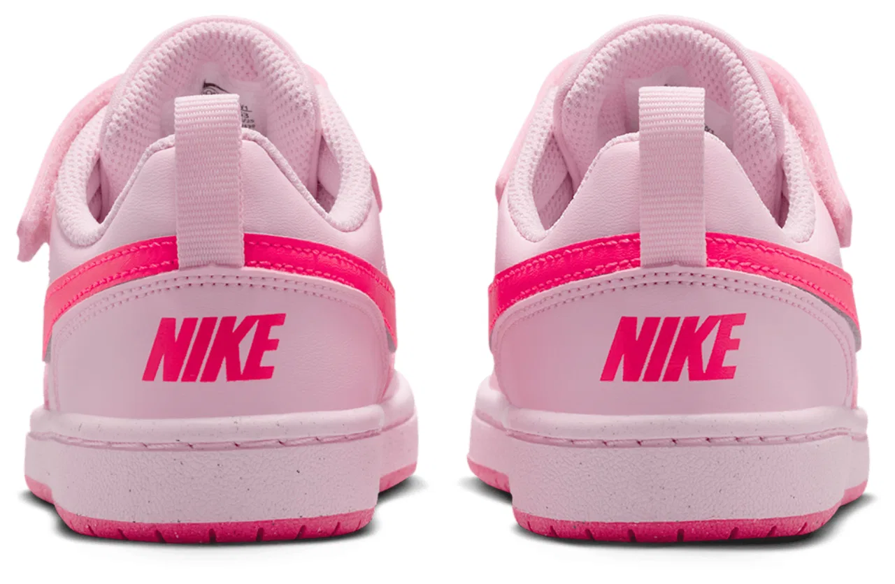 Кроссовки для мальчиков Court Borough Low Recraft Nike, цвет Pink Foam/White/Hyper Pink — фото 3