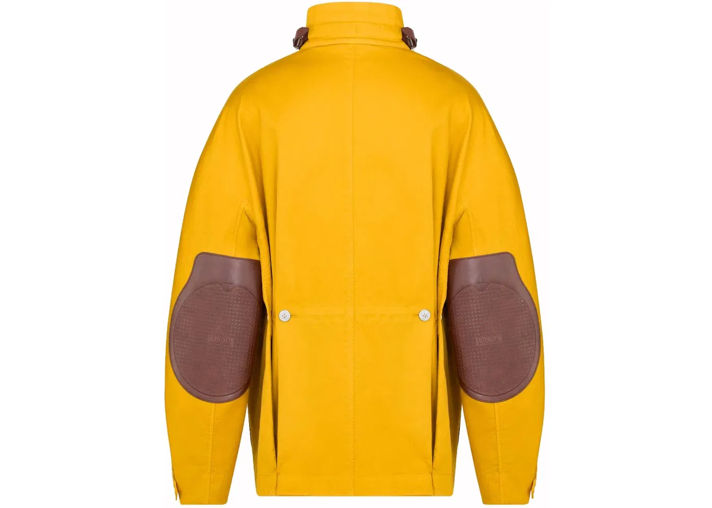 Мужская куртка из сатина с блендом хлопка Dior x Stone Island, Yellow — фото 2