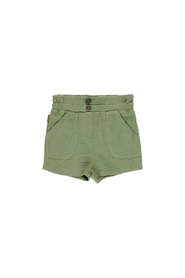 Детские шорты для девочек хлопковые Boboli, Green