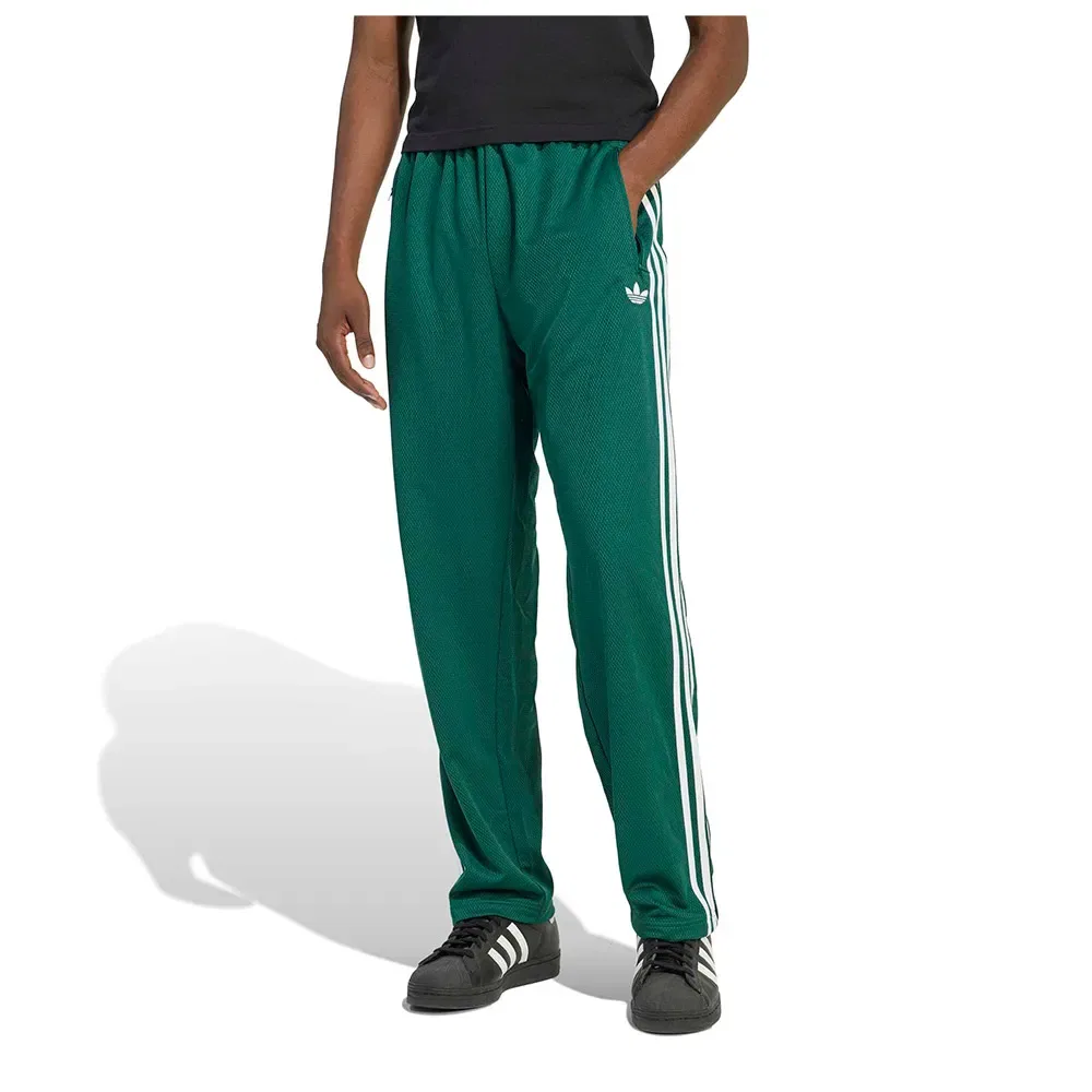 Брюки из сетки Firebird Adidas Originals, зеленый