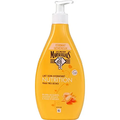 Увлажняющее молочко для тела Le Petit Marseillais Nutrition, 400 мл
