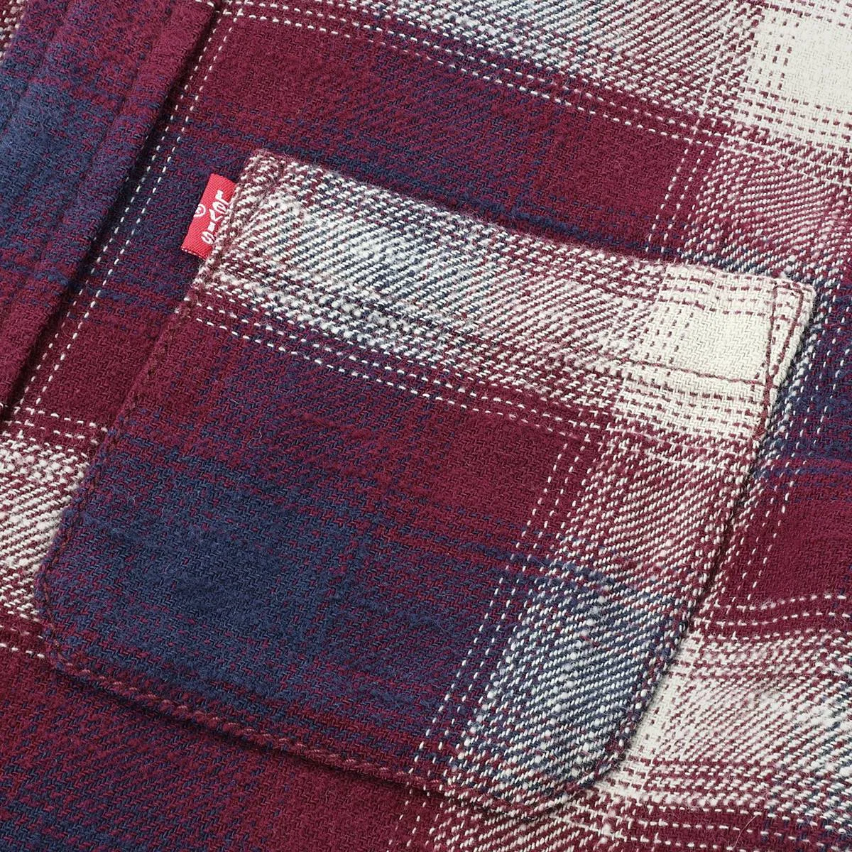 Рубашка в клетку Shadow для мальчиков 8-20 лет Levi's, Tawny Port - Red — фото 4