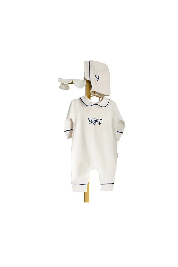 Детский комплект для новорожденных с принтом Mis Bebe Minik Insanların Sarayı, Model-3 — фото 4