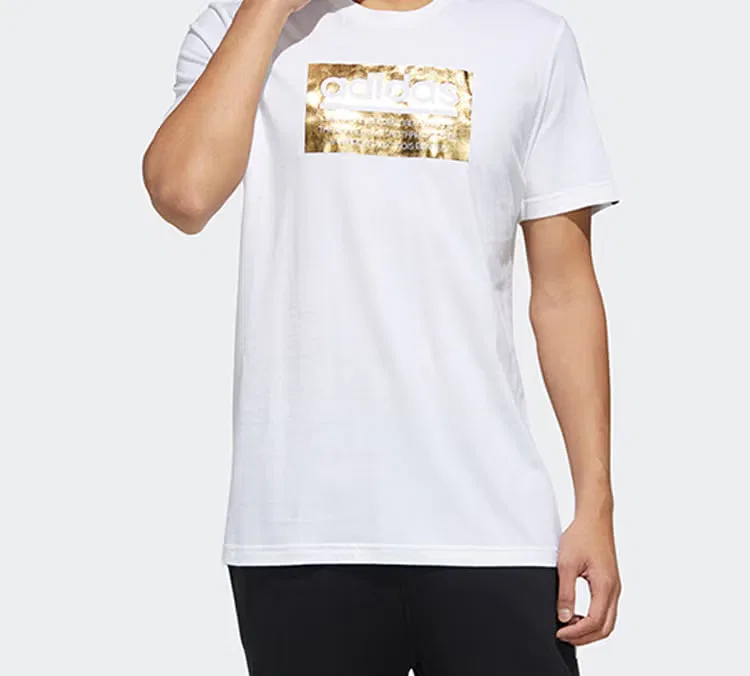 Футболка с принтом M Foil Box Adidas, белый — фото 2