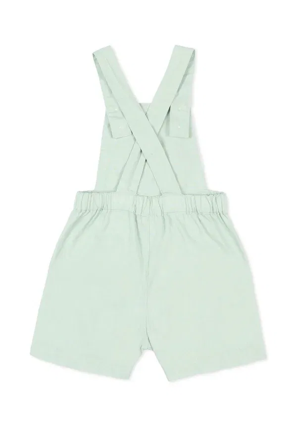 Комбинезон хлопковый Salopette Petit Bateau Green, зеленый — фото 2