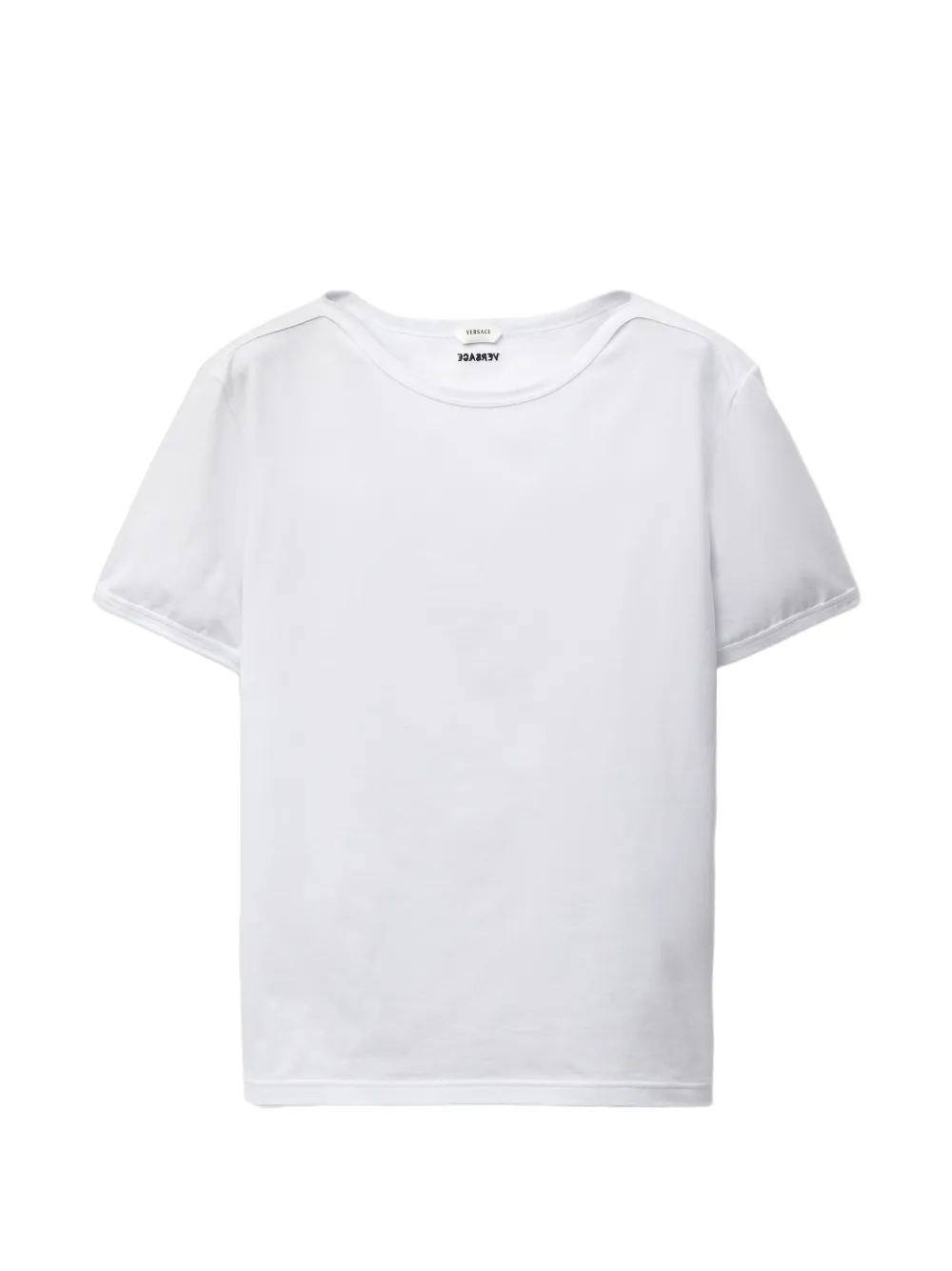Футболка Versace Embroidered Cotton, белый