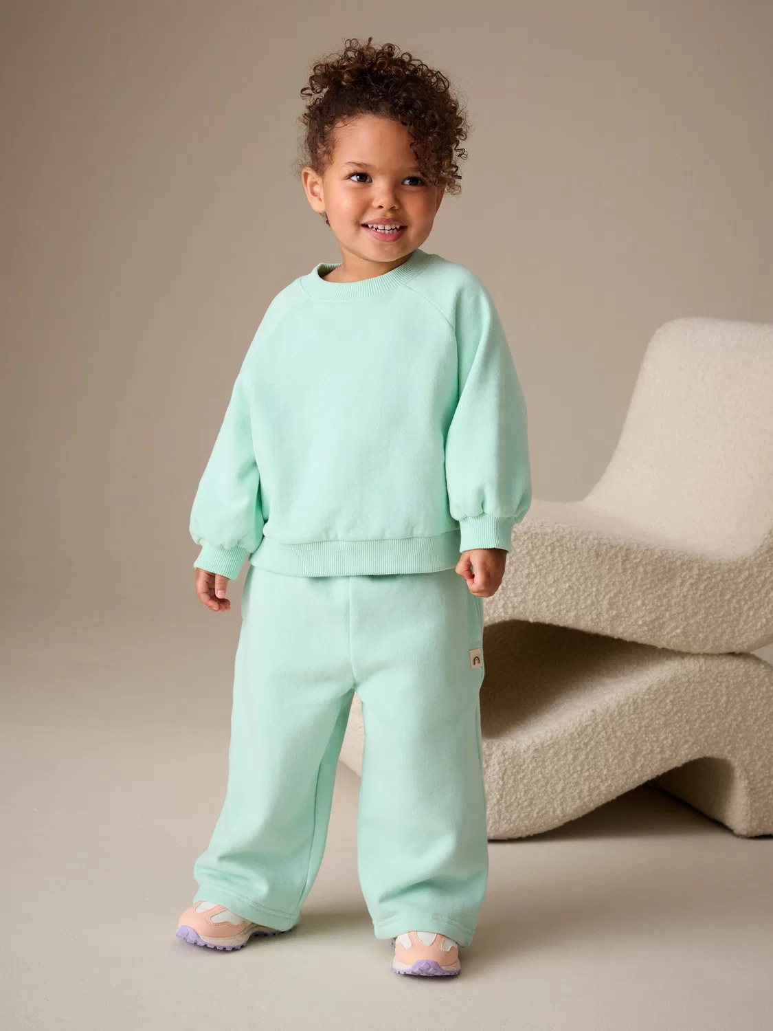 Свитшот с круглым вырезом Mint Green Next, мятно-зеленый — фото 2
