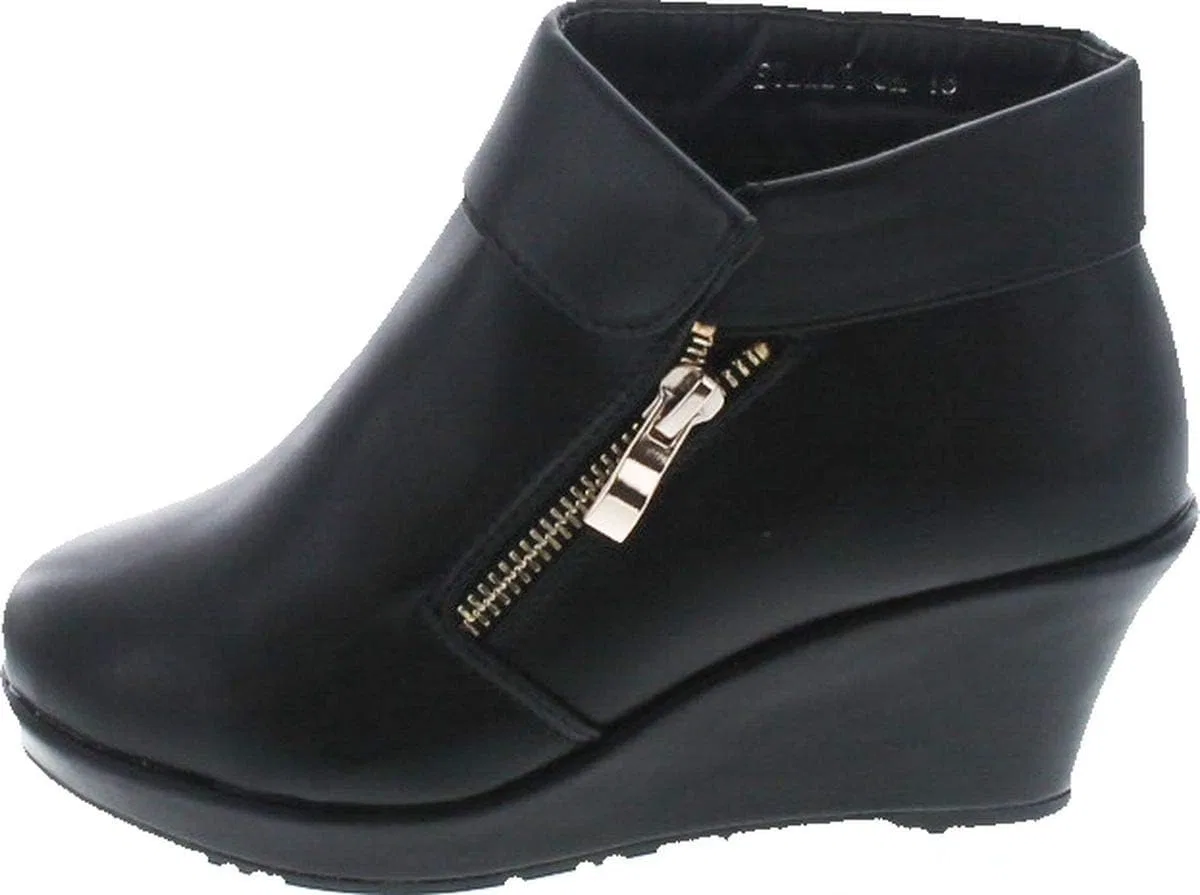 Детские ботинки для девочек на платформе Lucky Top BESTON Stella-6K, Black — фото 4