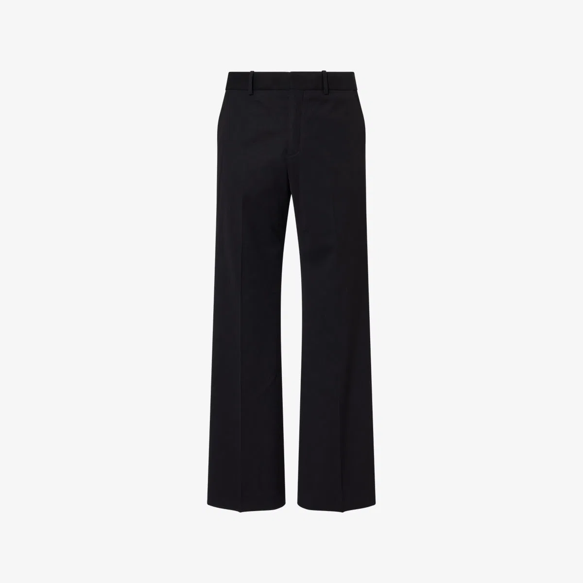 Широкие шерстяные жаккардовые брюки Palvin Acne Studios, черный