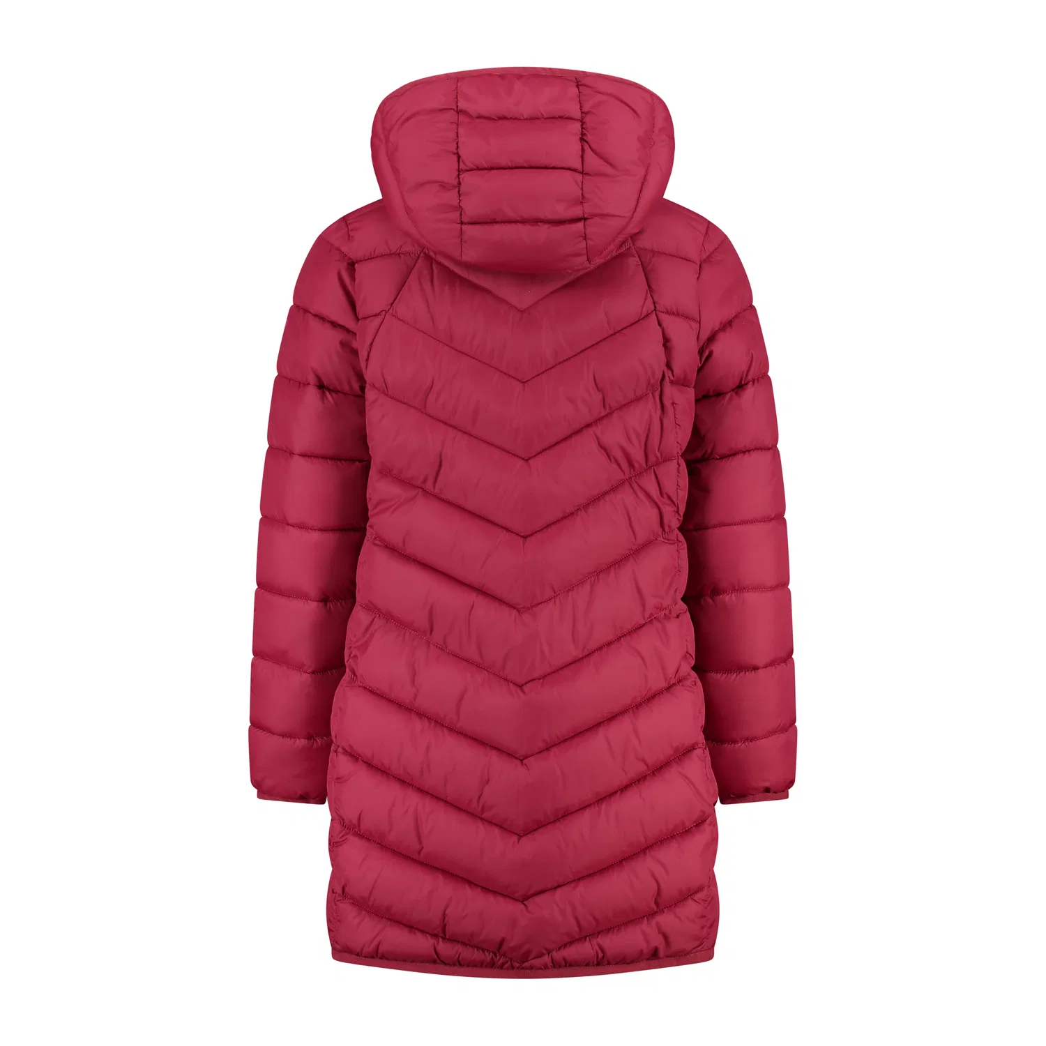 Детское пальто для девочек с капюшоном CMP Kid G Coat Fix Hood, Rosenholzrot — фото 4