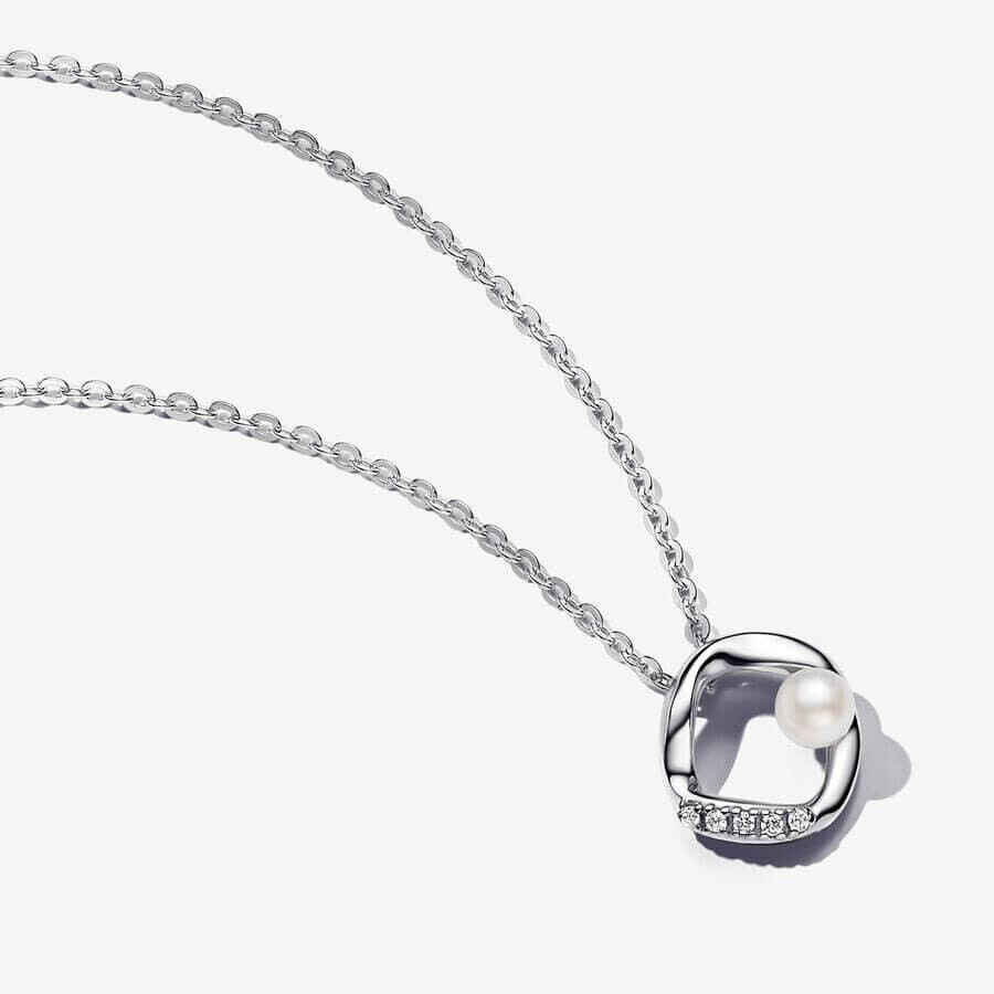 

Колье Pandora Essence, серебро/жемчуг
