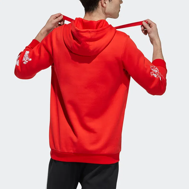 Худи с принтом Adidas Neo Artist, красный — фото 3