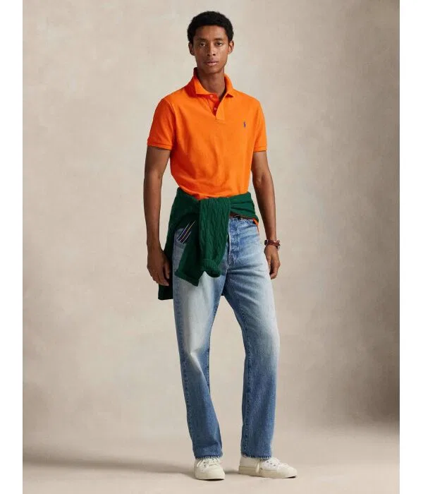 Мужское поло Polo Ralph Lauren, Arancione — фото 2