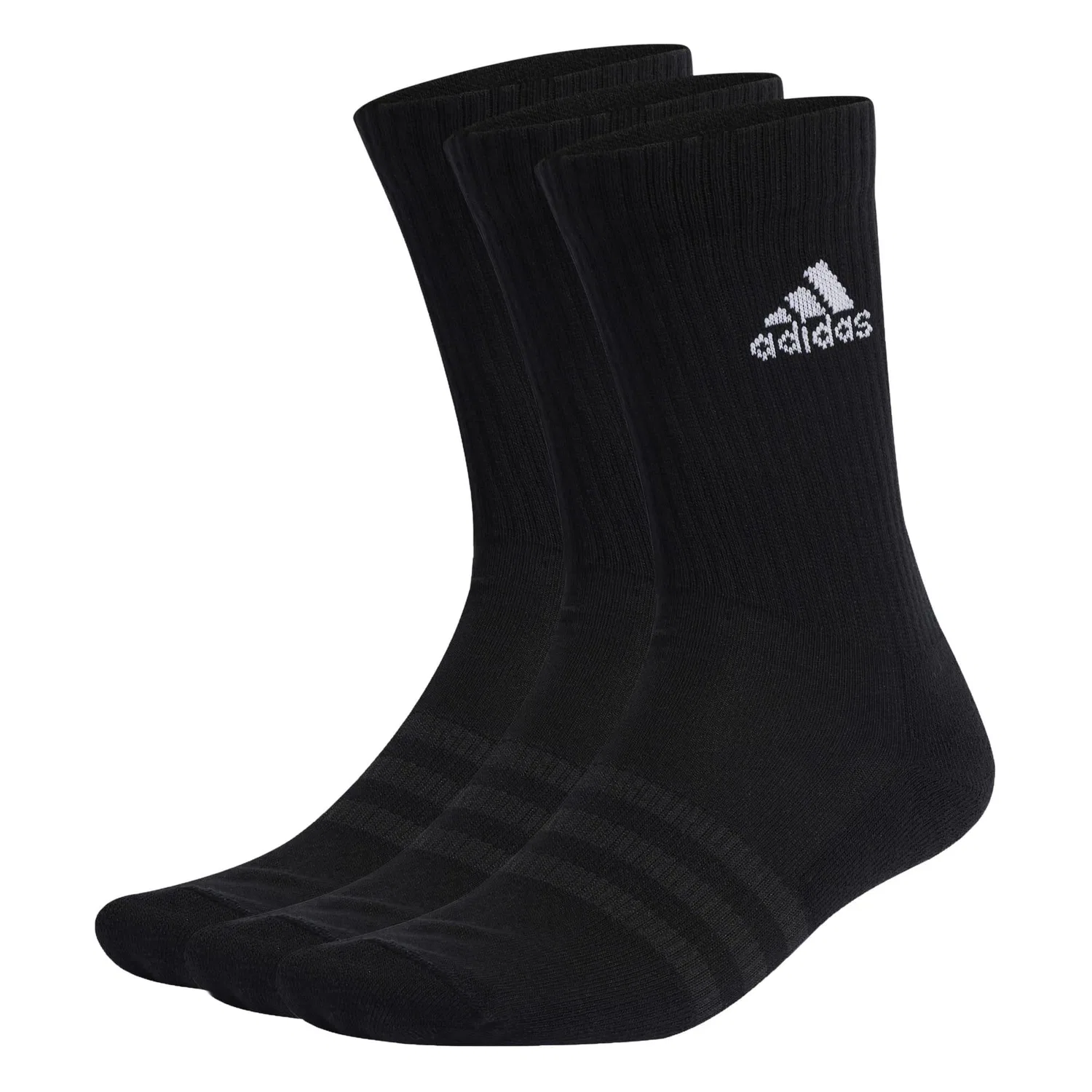 Мужские хлопковые носки Cushioned Crew 3P Adidas, Schwarz
