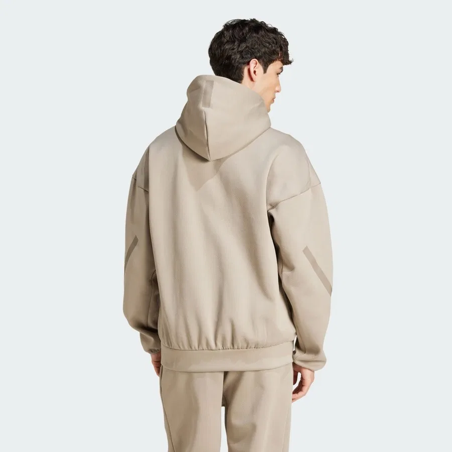 Худи с капюшоном на молнии Sportswear Z.N.E. Full-Zip Hooded Track Jacket adidas, Черный — фото 2