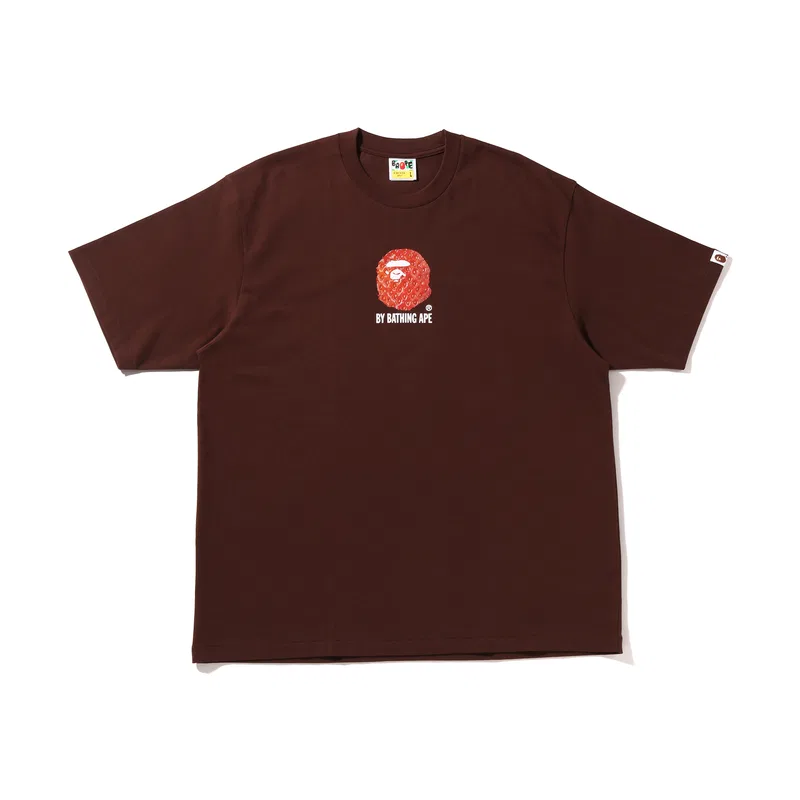 Детская футболка с прямым кроем FW26 T Shirts A BATHING APE, Brown