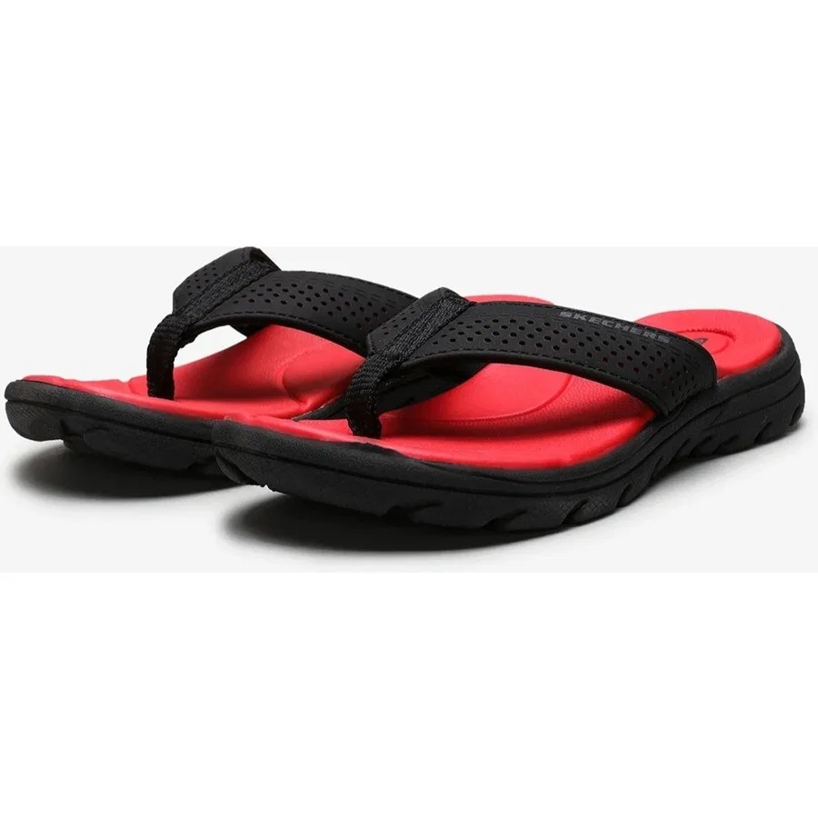 Детские шлепанцы с закрытым носком Supreme-Pool Days Skechers, Черный — фото 3